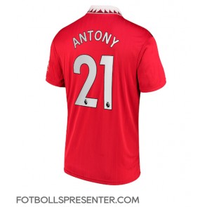 Manchester United Antony #21 Hemma Matchtröja 2022-23 Kortärmad